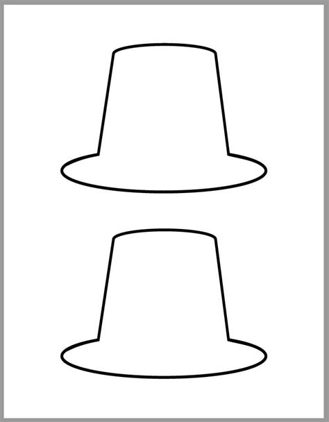 pilgrim hat template printable