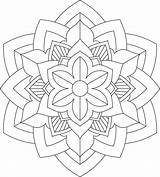 Mandalas Adultos Mayores Imprime Niños Dificultad sketch template