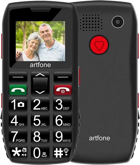 seniorenhandy artfone mobiltelefon senioren handy amazonde elektronik