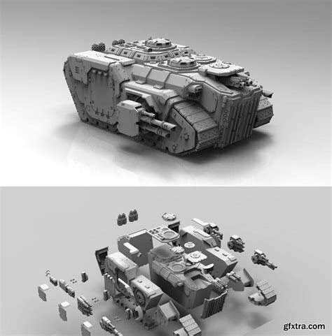 Prowler Heavy Battle Tank – 3d Print Model Gfxtra
