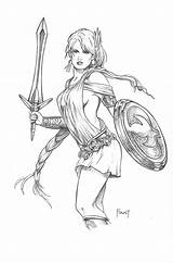 Coloring Mitchfoust Sophitia Sdcc sketch template