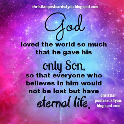 god loved the world so much christian card christian