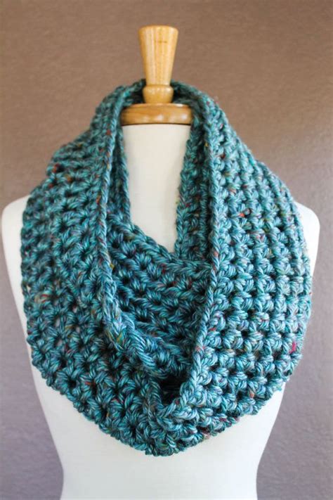 Easy Crochet Infinity Scarf Patterns For Beginners Free