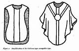 Priest Vestments Chasuble sketch template