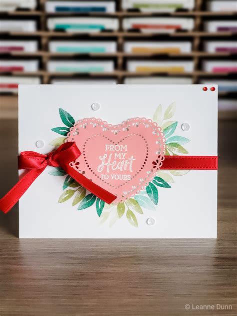 Now Available From My Heart Suite Stampin Up Valentine Cards