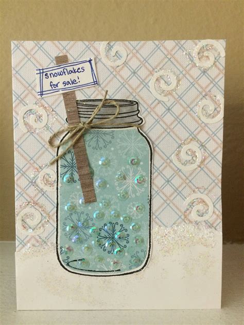 mason jar handmade greeting cards