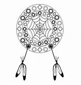 Coloring Pages Indian Catcher Dream Getdrawings Spock Kids sketch template