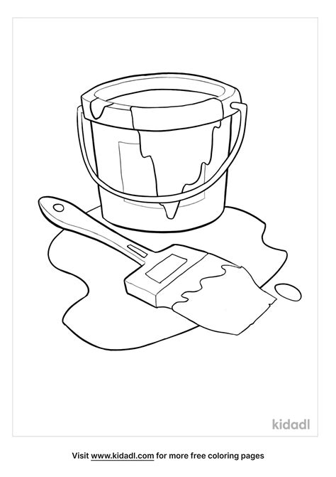 paint  coloring page coloring page printables kidadl