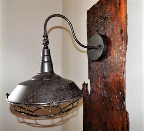 rustic wall sconce light urban eclectic life