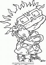 Rugrats Colouring Chuckie Nickelodeon Susie Ratings sketch template