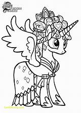 Coloring Pony Little Celestia Luna Princess Book sketch template