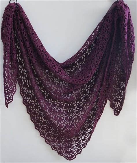 quick easy crochet shawl pattern diy