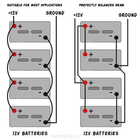 wiring  volt batteries  series  parallel