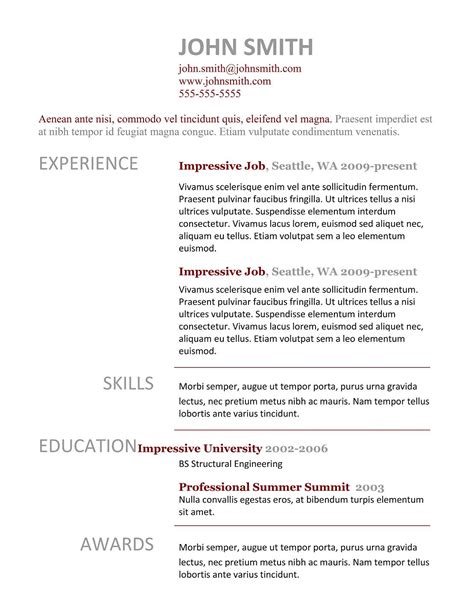 examples  resume tips   format  professional resume templates