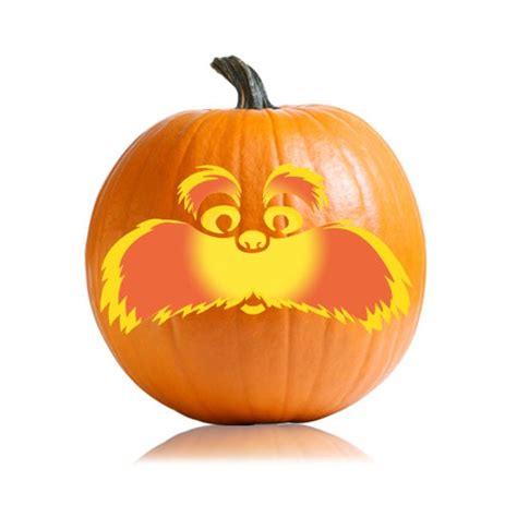 lorax pumpkin carving pattern ultimate pumpkin stencils