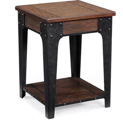 shop lakehurst rustic natural ash square accent table  sale  shipping today