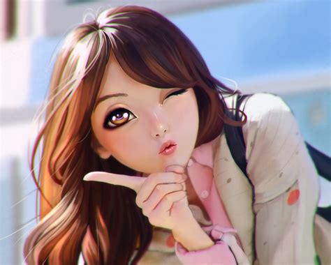 Wallpaper Face Cosplay Model Eyes Long Hair Anime