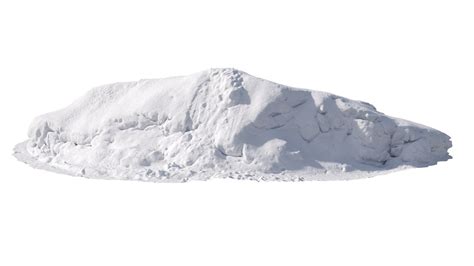 winter snow pile  model turbosquid