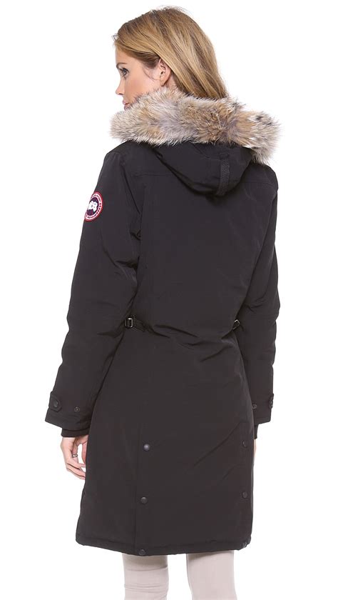 Canada Goose Kensington Parka In Black Lyst