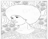 Coloring Pages Power Girl Davis Angela Printable sketch template