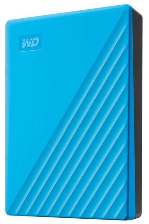 buy western digital wd my passport 4tb usb 3 0 portable hdd blue
