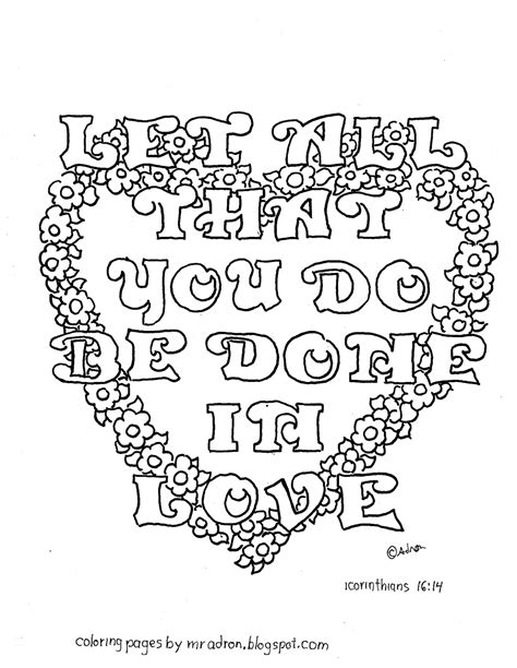 coloring pages  kids   adron    love