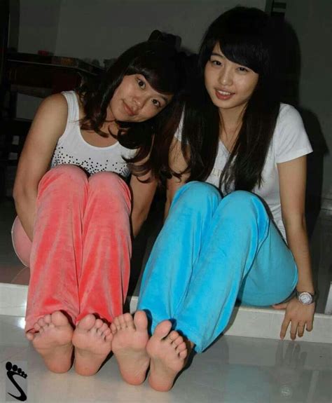 Playful Asian Feet Asian Woman Asian Fashion