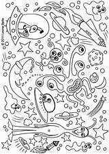 Pages Alien Aliens Ausmalbilder Weltall Espace Trippy Malvorlagen Astronauta Wwe Goldberg Coloriage Disfraz Weltraum Everfreecoloring Coloringtop Mandalas Leone Viatico Astronauts sketch template