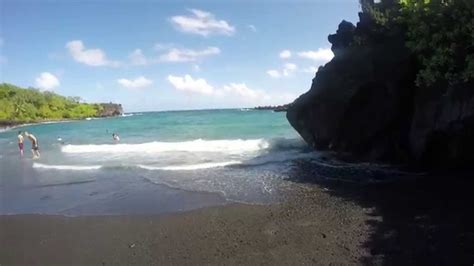 Waianapanapa Black Sand Beach Maui Hawaii Gopro 2 7k Youtube