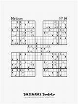 Sudoku Samurai sketch template
