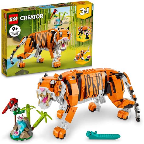 lego  creator majestic tiger blocks  bricks