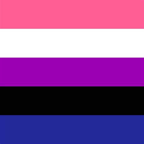 Solid Gender Fluid Pride Flag Live Loud Graphics