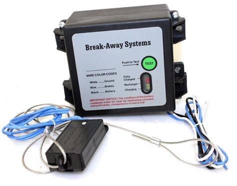 trailer break  system kit  separation runaway breakaway systems
