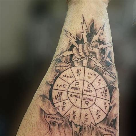 ohms law tattoo law tattoo tattoos sleeve tattoos