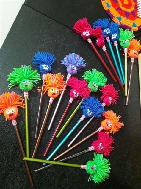 easy diy pencil toppers craft ideas kids art craft