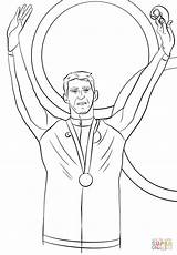 Phelps Podium Celebrates Medal Olimpijskie Igrzyska Drukuj sketch template
