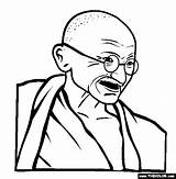 Gandhi Mahatma Coloring Outline Pages Kids Historical Online Sketch Famous Jayanti Figure People Thecolor Visit Disegni Activities Coloriage Letter Template sketch template