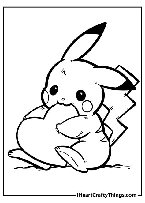 pokemon coloring pages pikachu  pictures pokemon coloring pages