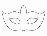 Mask Masquerade Template Pattern Outline Printable Patternuniverse Face Masks Templates Gras Mardi Print Kabuki Stencils Sketch Use Ball Diy Half sketch template