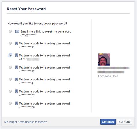 your old phone number can be used to hack facebook account
