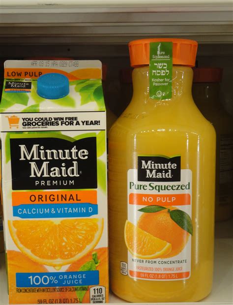minute maid orange juice    shop    kathy spencer