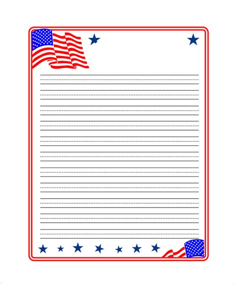 printable lined paper samples   ms word