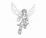 Pit Icarus Kid Uprising Coloring Pages Printable sketch template