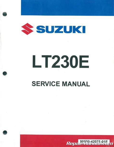 suzuki lte atv service manual