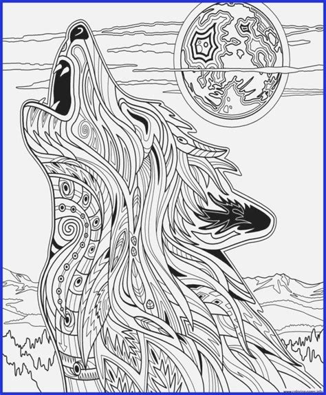 wolf coloring pages  adults printable dennis henningers coloring