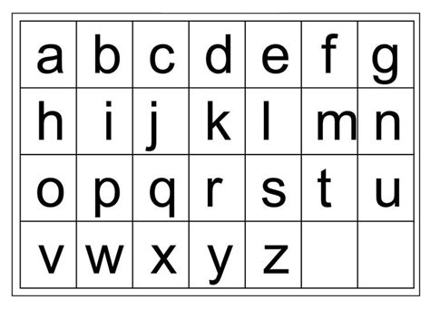 abc small letters worksheet alphabet printables printable alphabet