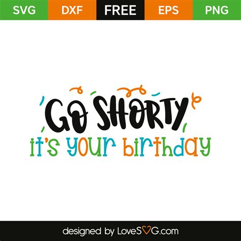 shorty   birthday lovesvgcom