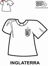 Colorear Camisetas Playeras Selecciones Camisa Imagui Copas Bandeiras Inglaterra Pueda Deseo Aprender Aporta Smartkids Adversários sketch template