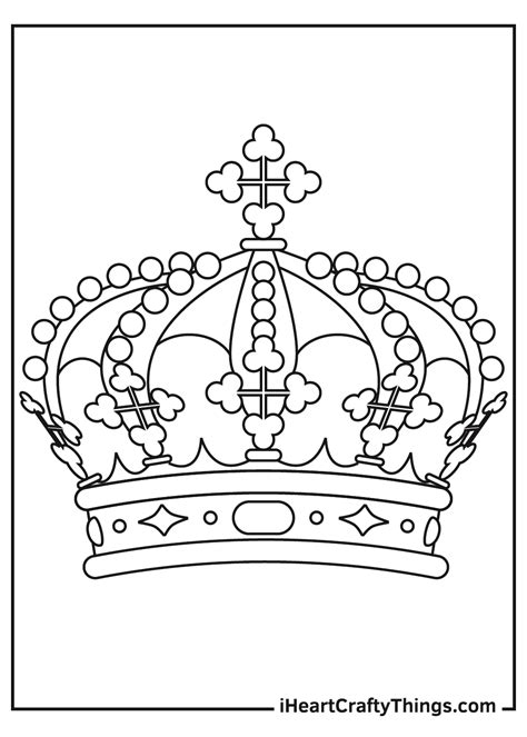 coloring pages princess crown crown coloring stock illustrations