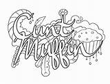 Swear Curse Cunt Muffin Profanity sketch template